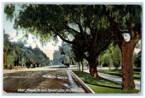 1912 West Adams St. Hoover Exterior View Los Angeles California Vintage Postcard