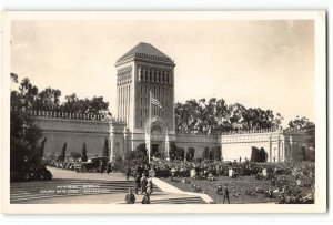 RPPC Memorial Museum GOLDEN GATE PARK San Francisco, CA 1937 Vintage Postcard