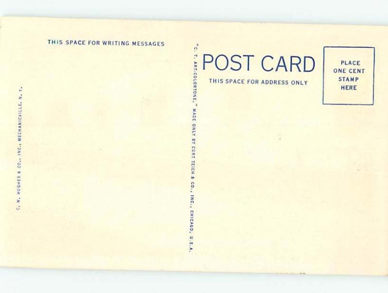 Unused Linen WHITEFACE HIGHWAY Adirondacks - Lake Placid New York NY i0313@