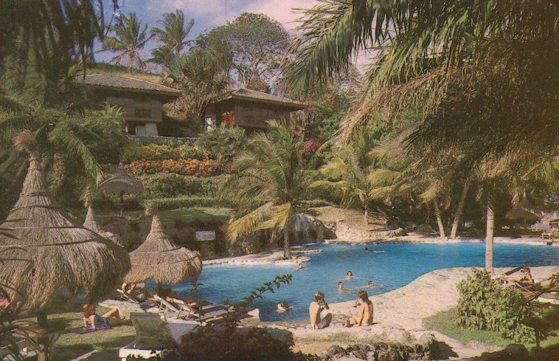 Punta Baluarte Swimming Pool Philippines Hotel Postcard