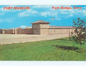 Pre-1980 FORT & MUSEUM Fort Dodge Iowa IA W6533