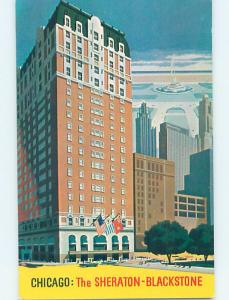 Unused Pre-1980 SHERIDAN BLACKSTONE HOTEL Chicago Illinois IL c1200@