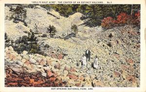 Hot Springs National Park Arkansas Extinct Volcano Antique Postcard K107264