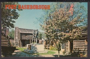 Tennessee Nashville - replica of Fort Nashborough fort was built 1780 ~ Chrome