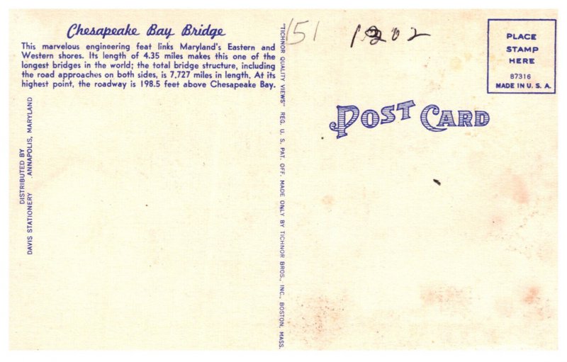 Maryland Chesapeake Bay Bridge