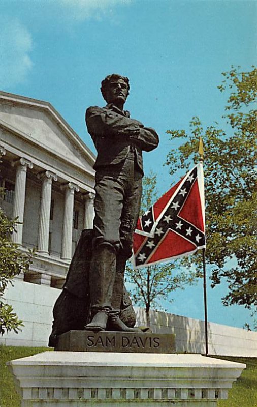 Sam Davis, Tennessee's favorite Confederate hero USA Civil War Unused 