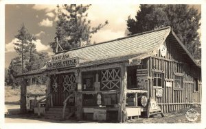 Minnelusa CA Camp Juniper Office U. S. Post Office Great Signage RPPC