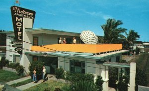 Vintage Postcard El. Morocco Redington Beach Modern Motel St. Petersburg Florida