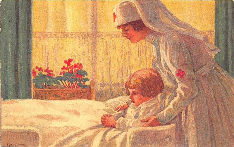 1921 Switzerland Fete-Nationale Nurse Helping Young Child Stamps Postcard