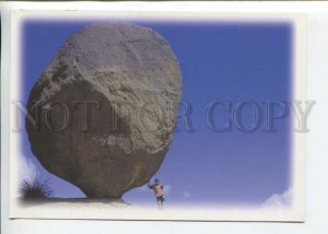 441979 Australia man and huge stone Old german postcard