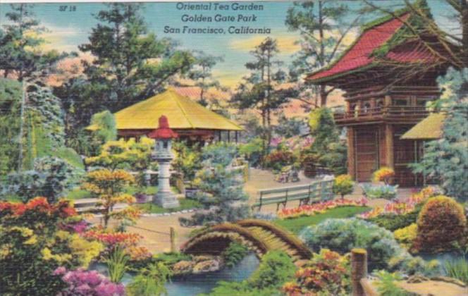 California San Francisco Oriental Tea Garden Golden Gate Park