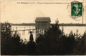 CPA PAIMPONT - L'Etang du Pas-du-Houx et le Cabane aux Canards (112139)