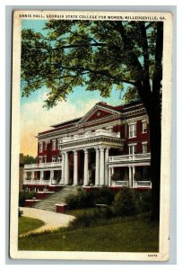 Vintage 1937 Postcard Georgia College for Women Milledgeville Georgia