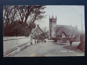 Lancashire Blackpool BISPHAM CHURCH c1905 RP Postcard