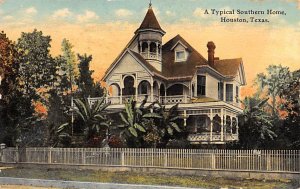 A typical southern home Houston, Texas, USA R.P.O., Rail Post Offices PU 1911 