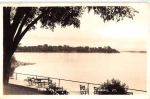 Hero Vermont Lake Champlain Real Photo Antique Postcard K40725