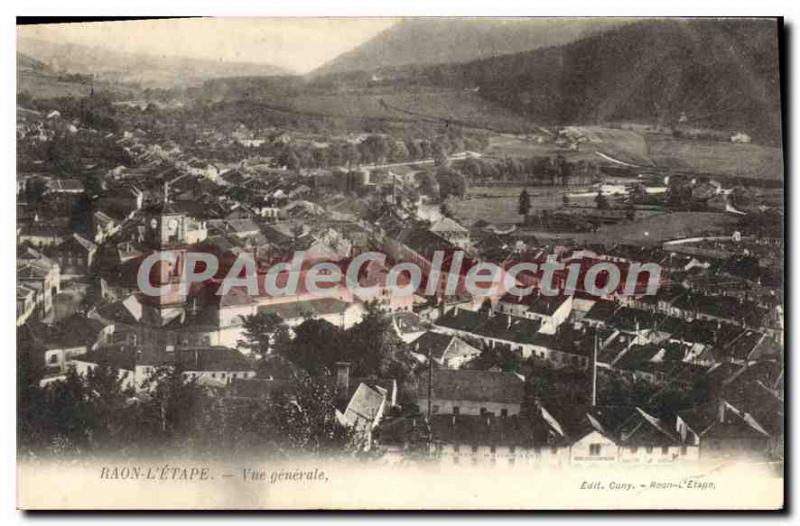Postcard Old Raon L'Etape General view