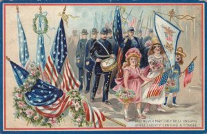 1909, Tuck's Decoration Day, Series #158, Used (PC1337)