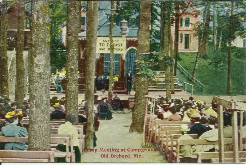 Old Orchard, Me., Camp Meeting at Campground