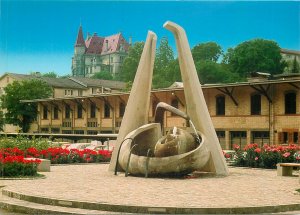 Switzerland Zurich Der Aqui mineral water fountain Hurlimann brewery Postcard