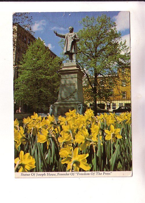 Statue of Joseph Hower, Freedom of the Press, Halifax, Nova Scotia,