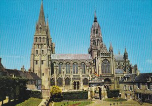 France Bayeux La Cathedrale facade laterale