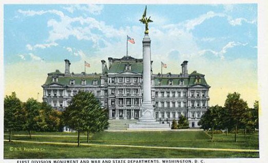 DC - Washington, First Division Monument & War and State Departments