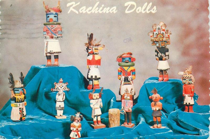 Kachina Doll Collection Southwest Native American Indians Postcard