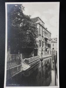 Italy: VENEZIA Venice CANAL VANAXEL - Old Real Photograp Postcard