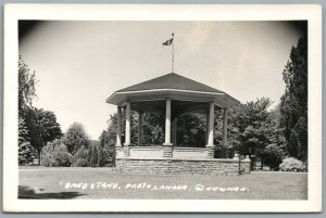 CANADA PERTH BAND STAND VINTAGE REAL PHOTO POSTCARD RPPC