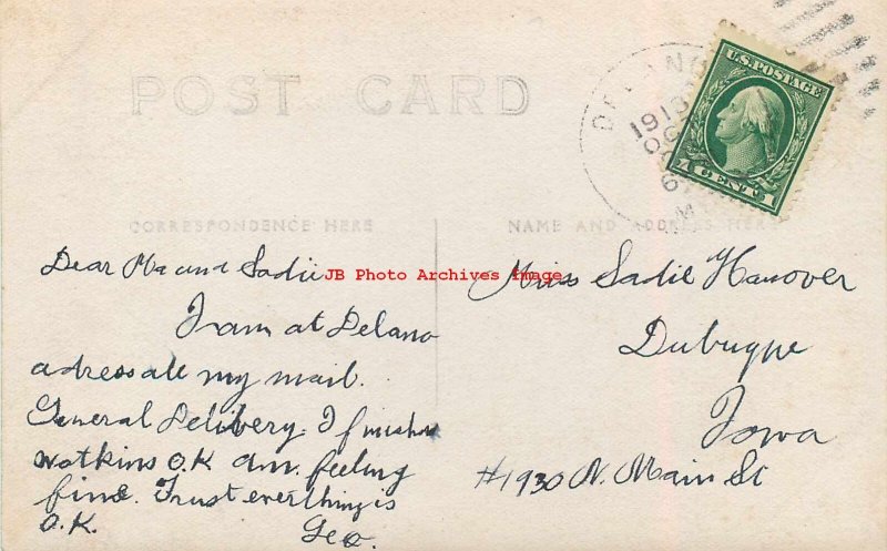 MN, Watkins, Minnesota, RPPC, Main Street, Business Section, 1910 PM, Photo