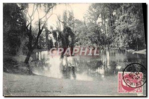 Old Postcard Josephat Park Brussels L & # 39etang