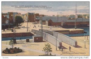 Place Du Bassin, Le Pont Rouland De La Nouvelle Entree Du Port, Saint-Nazaire...