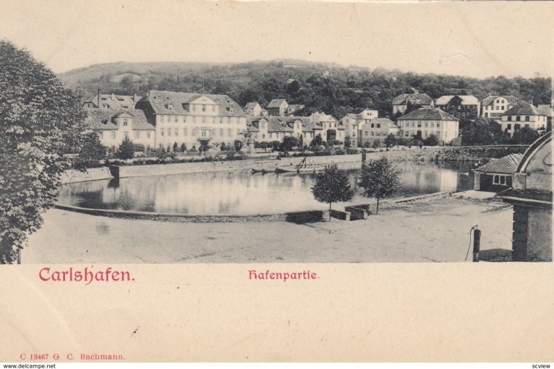CARLSHAFEN (Bad Karlshafen) , Germany , 1901-07 ; Hafenpartie #2