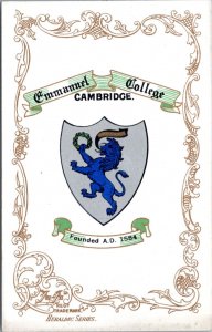 Postcard Ja Ja Heraldic Cambridge Series - Emmanuel College