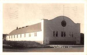 Winner South Dakota Legion Hall Real Photo Antique Postcard K28836