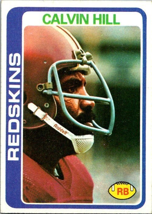 1978 Topps Football Card Calvin Hill Washington Redskins sk7437