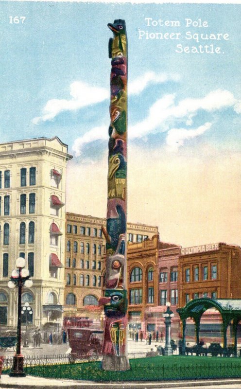 Washington Seattle Totem Pole Pioneer Square