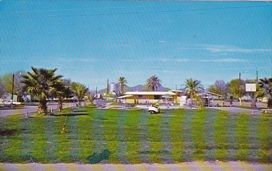 Arizona Gila Bend Palms Mobil Inn With Pool 1970