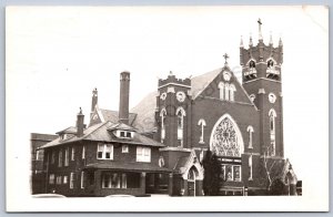 K27/ Portsmouth Ohio RPPC Postcard c1953 Church Building 340