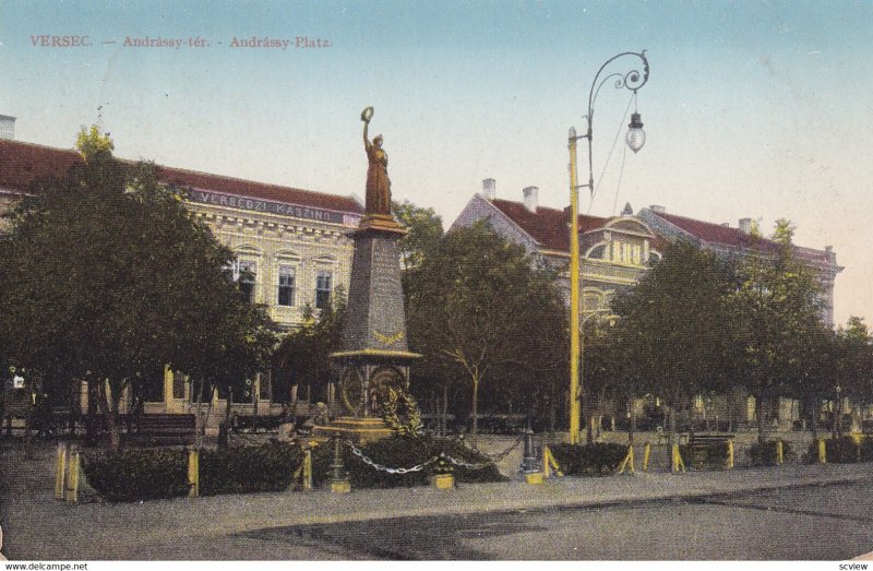 HUNGARY, PU-1915; Versec, Andrassy-ter, Andrassy-Platz