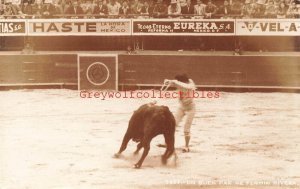 Mexico, Eureka, Bull Fighting, RPPC