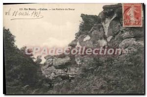 Postcard Old CULAN rocks of Breux