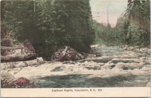 Capilano Rapids Vancouver BC British Columbia c1912 Thomson Postcard F31