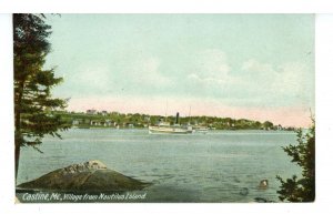 ME - Castine. Village View from Nautilus Island
