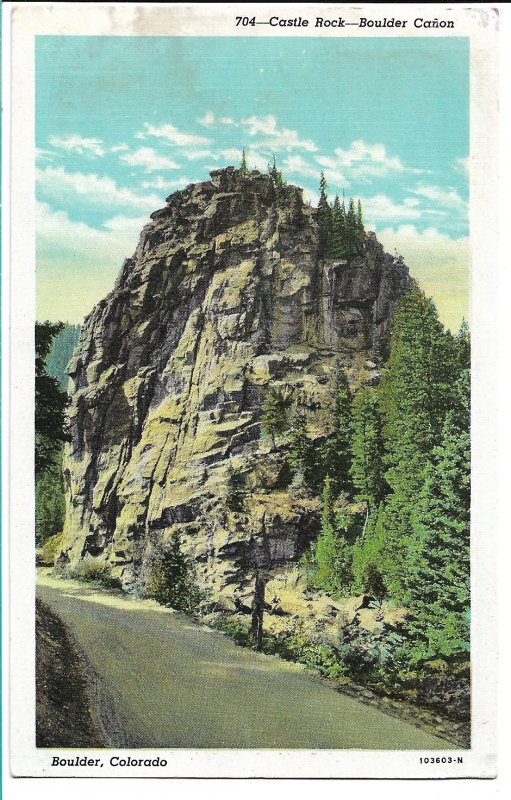 Boulder, CO - Castle Rock - Boulder Canyon