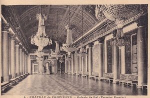 Premiere Empire Galerie De Bal Chateau De Compiegne French Postcard