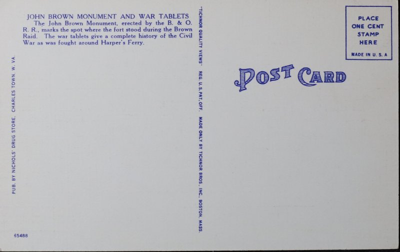 John Brown Monument Harper's Ferry VA