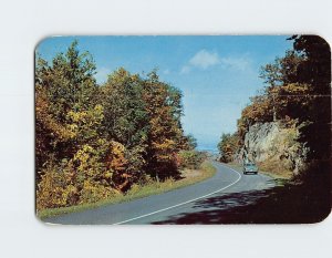 Postcard Blue Ridge Parkway Blue Ridge Mountains Virginia USA