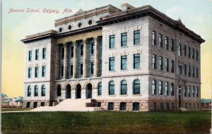 Normal School Calgary Alberta AB Unused Stedman Bros Postcard H36